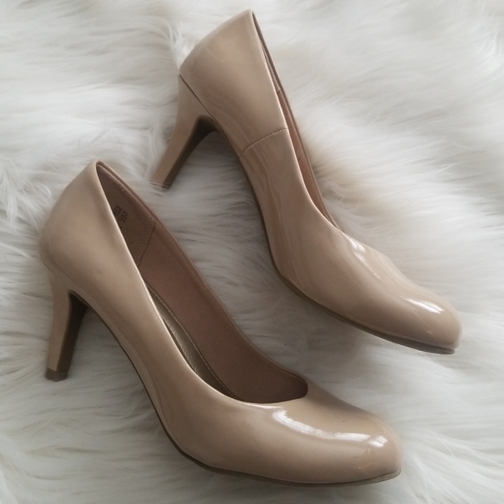 Nude heels, size 8.5